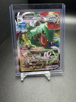 2023 Pokemon Crown Zenith Rayquaza VMAX 101/159 NM - Image 1
