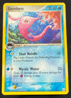 Pokemon TCG Gorebyss EX Hidden Legends 18/101 Regular Rare LP - Image 1