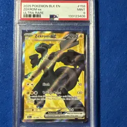 Zekrom EX 158/086 Full Art Ultra Rare Black Bolt Pokemon TCG PSA 10 - Image 1