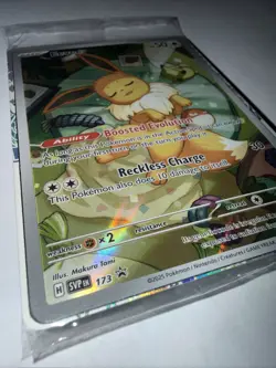 Pokemon TCG Eevee Promo Card SVP 173 Holo Rare Sealed - Image 2