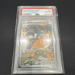 2025 POKEMON DRI EN DESTINED RIVALS 202 TEAM ROCKET'S RATICATE PSA 10 - Image 1