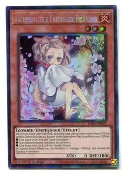 Yu-Gi-Oh! Aschenblute & Freudiger Fruhling Collectors Rare RA04-DE025 - Image 1