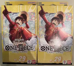 Lot Of 2 Box One Piece Egghead ENGLISH Starter Deck ST-29 SEALED NEW Ships Now - Image 1
