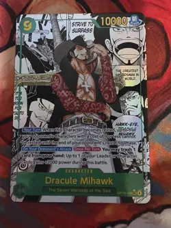 Dracule Mihawk OP14-119 Manga One Piece The Azure Sea’s Seven English - Image 2