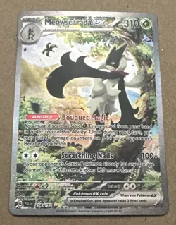 Meowscarada ex 256/193 Pokemon Paldea Evolved Special Illustration Rare NM/Mint - Image 2
