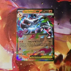 Mega Charizard X Ex 013/094 Phantasmal flames Near Mint/Pack fresh Pokemon Card - Image 1
