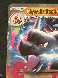 Pokemon TCG Mega Charizard X Ex Phantasmal Flames 013/094 Near Mint Pack Fresh - Image 2