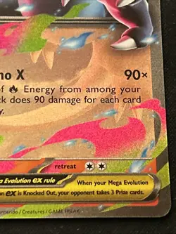 Pokemon TCG Mega Charizard X Ex Phantasmal Flames 013/094 Near Mint Pack Fresh - Image 4