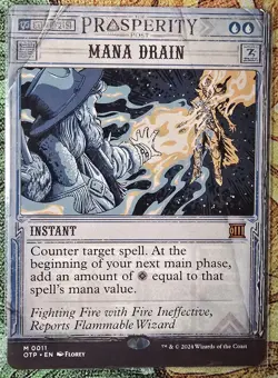 MTG Mana Drain Outlaws of Thunder Junction: Breaking News Regular Card #0011 - Image 1