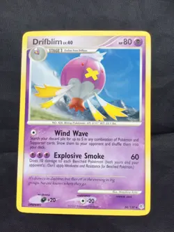 Pokemon Cards: Diamond and Pearl Rare: Drifblim 24/130 - Image 1