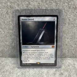 Magic The Gathering: Buster Sword Card Final Fantasy Regular - Image 1