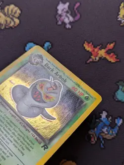 Dark Arbok Holo 2/82 Team Rocket Set Pokemon Card Vintage Rare MP/VG 2000 - Image 3