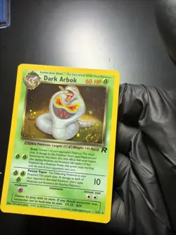 Pokemon Dark Arbok Holo Rare TCG Card 2/82 Swirl 🌀🐍 MP - Image 1