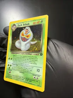 Pokemon Dark Arbok Holo Rare TCG Card 2/82 Swirl 🌀🐍 MP - Image 3