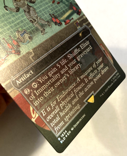 MTG Elixir of Immortality RAINBOW FOIL Fallout Secret Lair 1634 NM - Image 2