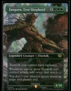415 Fangorn, Tree Shepherd Borderless Foil NM - Image 1