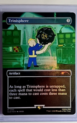 2024 MTG Magic The Gathering SLD Secret Lair Drop Fallout Foil #1485 Trinisphere - Image 1