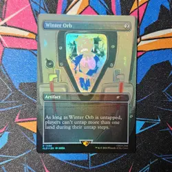 Winter Orb NM Borderless Rainbow Foil MTG Secret Lair x Fallout Vault Boy Magic - Image 1