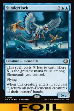 Sunderflock ** FOIL ** #74 - Lorwyn Ecliped - NM MTG - Image 1