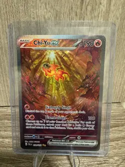 Pokemon Chi-Yu ex 259/193 Sv02 Paldea Evolved Illustration Rare Holo - Image 1