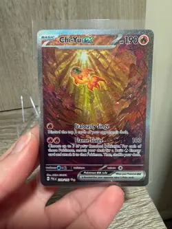 Pokemon Chi-Yu ex 259/193 Sv02 Paldea Evolved Illustration Rare Holo - Image 3