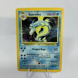 Pokemon Base Set 2 Gyarados 7/130 Holo Rare Unlimited WOTC 1999-2000 NM - Image 1
