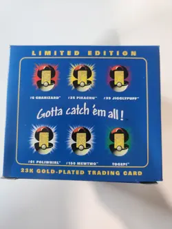 1999 Pokemon Burger King 23k gold plated Pikachu trading card - Image 5