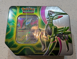 Pokemon TCG Paradox Clash Iron Leaves EX Sealed Tin New Trading Cards - Image 1
