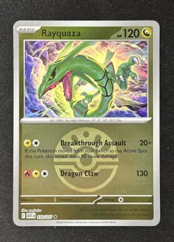 Rayquaza 153/217 Pokemon Mega Evolution Ascended Heroes Reverse Holo Friend Ball - Image 1