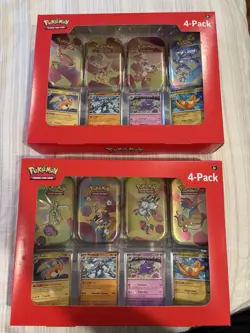 Pokemon Scarlet & Violet 151 5-Pack Mini Tin Costco Bundles (2 Sealed Boxes) - Image 1