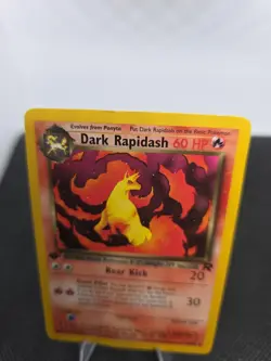 Dark Rapidash 1st edition Team Rocket 44/82 WOTC vintage Pokemon - Image 2