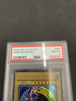 2002 Yu-Gi-Oh! Dark Magician SDY #006 PSA 8 NM-MT - Image 2