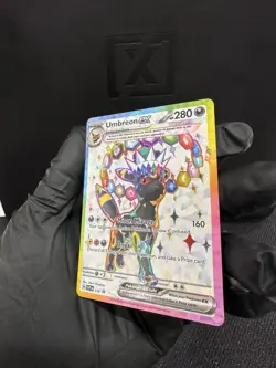 Umbreon EX 176 SV Black Star Promo NM Pokemon TCG Prismatic Evolutions - Image 3