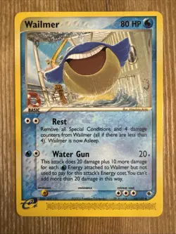 Pokemon TCG Wailmer EX Ruby and Sapphire 48/109 Regular Uncommon NM - Image 1