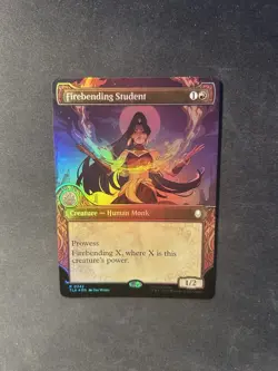 MTG: Firebending Student (Showcase) Avatar: The Last Airbender Foil 0342 - Image 1