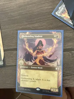 Firebending Student (Showcase) [Avatar: The Last Airbender] NM FOIL MTG - Image 1