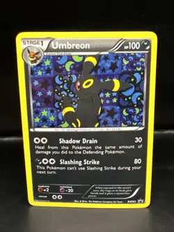 Pokemon TCG Umbreon Black White Holo Card BW93 Black Star Promo - Image 2