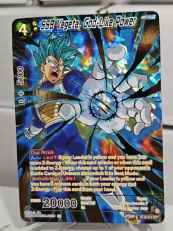 Dragon Ball Super Card Game SSB Vegeta, God-Like Power BT23-115, SPR - Image 5
