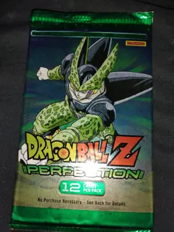 Dragon Ball Z Perfection Panini TCG Game Booster 12 Card Pack 2 pack bundle - Image 1