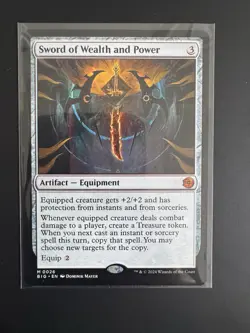 Sword of Wealth and Power Outlaws of Thunder Junction: the Big Score Regular - Image 1