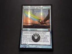 Sword of Body and Mind FOIL LP/MP [From the Vault: Relics] Mtg Free Tracking! - Image 1