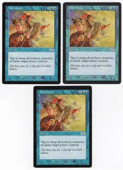 Turnabout x3 3x 1998 Urza's Saga Blue Uncommon Instant MTG SP - NM AZ2 - Image 1