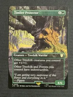 Magic The Gathering Timber Protector Borderless LOTR Non-foil - Image 1