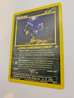 Pokemon Card - Murkrow 24/111 Neo Genesis *EX* Rare - Image 5