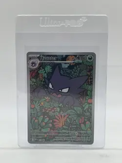 Pokemon TCG Mega Evolution Black Star Promo Haunter #027 Illustration Rare - Image 3