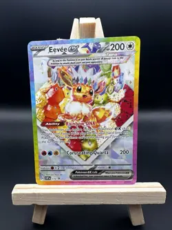 Eevee EX SVP 174 Pokemon TCG S&V Prismatic Evolutions UPC Black Star Promo - Image 1