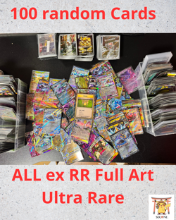 x100 Pokemon Japanese ALL ex RR Full Art Ultra Rare Cards - All EX Only Card Lot - Image 1