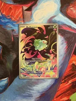 Bulbasaur 133/132 Mega Evolution Illustration Rare English Pokemon Tcg Card - Image 1