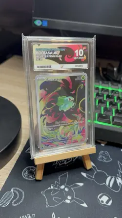 Pokemon TCG Bulbasaur Mega Evolution Illustration Rare Card 133/132 Ace 10 GM - Image 2