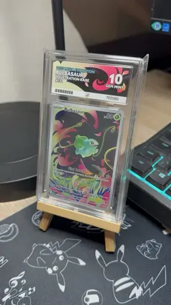 Pokemon TCG Bulbasaur Mega Evolution Illustration Rare Card 133/132 Ace 10 GM - Image 3